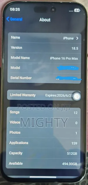 Apple iPhone 16 Pro Max 512 GB Gray