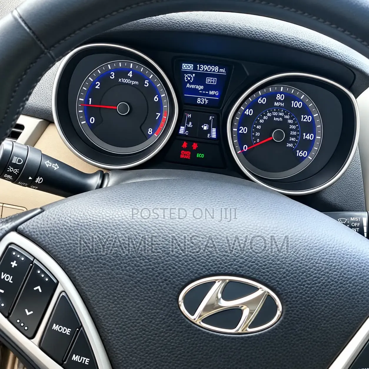 Hyundai Elantra 2013 Black