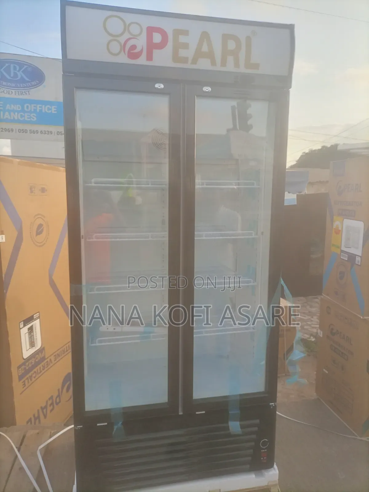 Pearl 510litres D/D Display Fridge