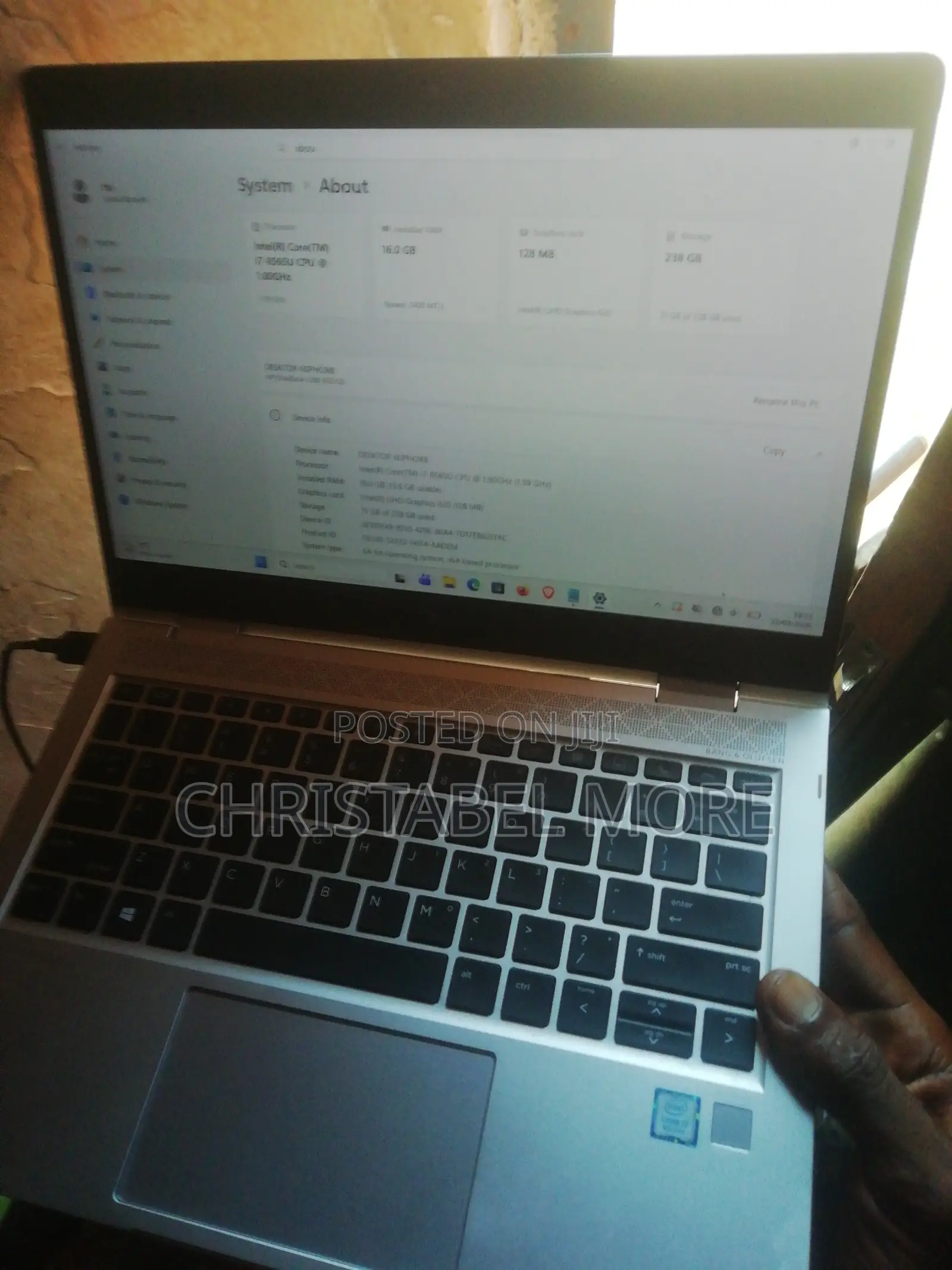 Laptop HP EliteBook 840 G6 16GB Intel Core Ultra 7 SSD 256GB