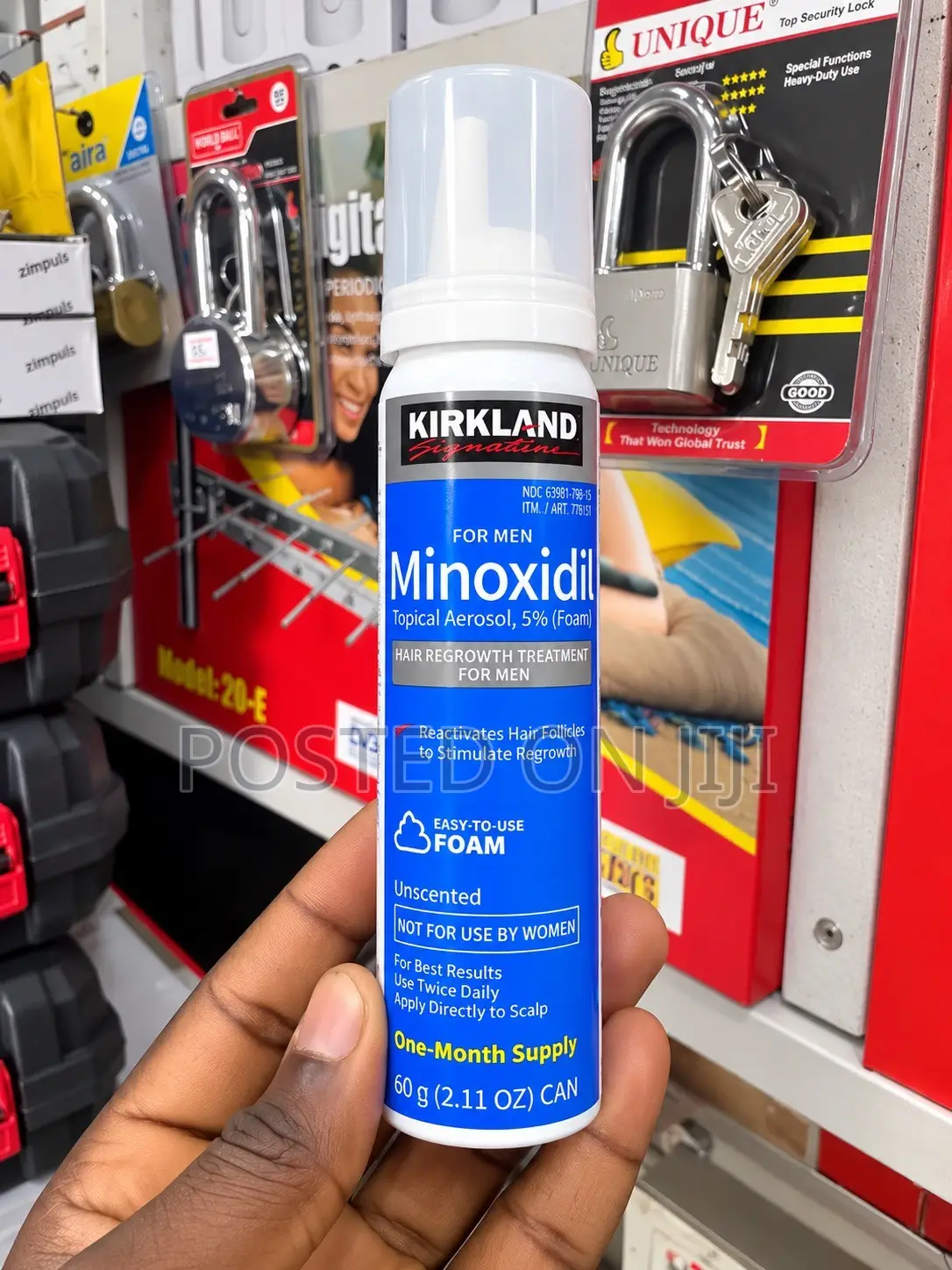 Incredible Kirkland Minoxidil Foam for Hat and Beard