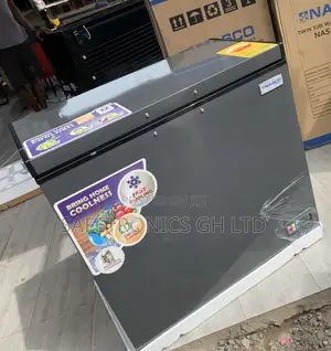Premium Sleek ~~ 198L Grey Nasco Nas-250fl 1 Door Freezer