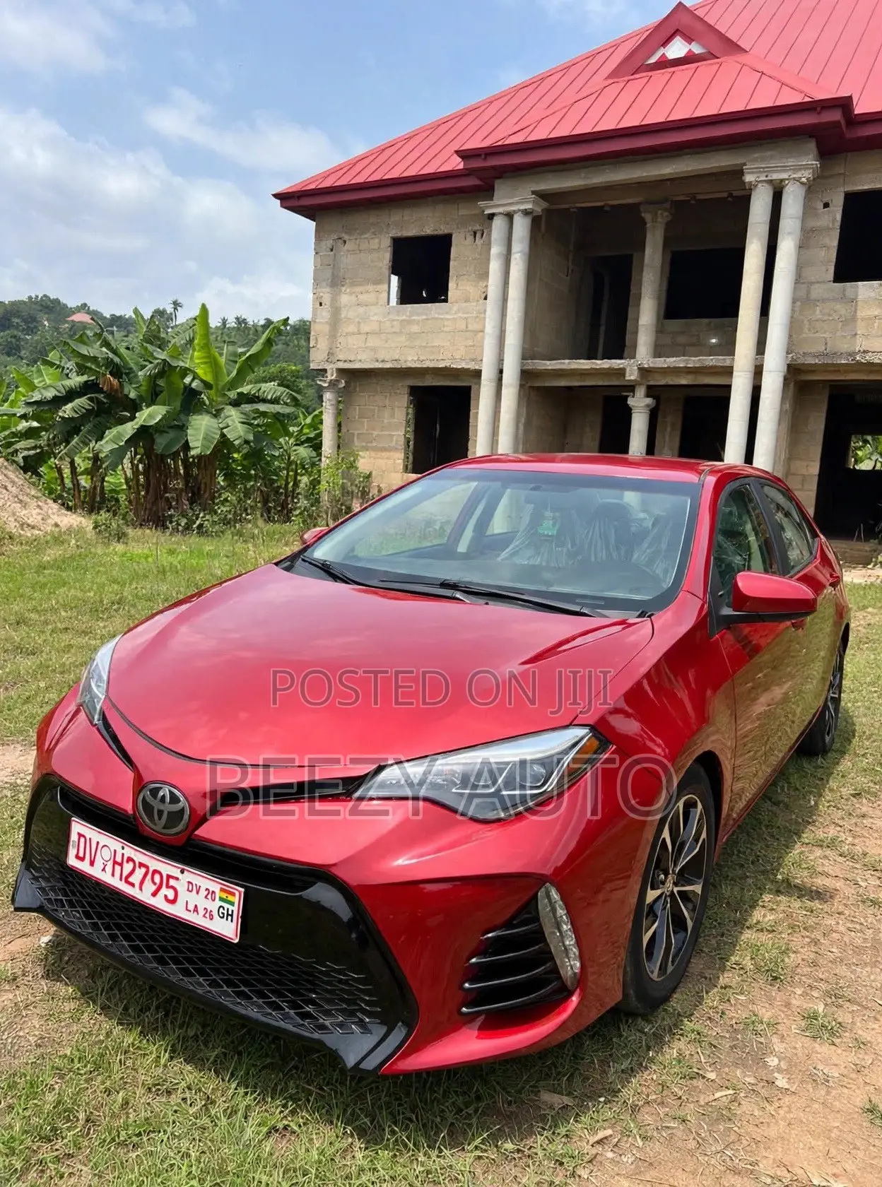 Toyota Corolla LE (1.8L 4cyl 2A) 2018 Red