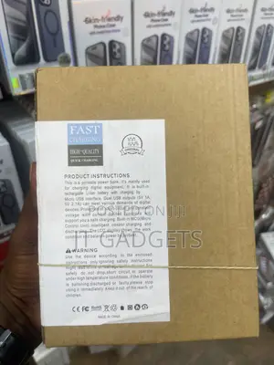 MMW 80000mAh Power Bank – Built-in Cables + LED Light (Fast Charging)