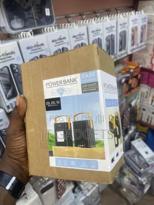 MMW 80000mAh Power Bank – Built-in Cables + LED Light (Fast Charging)