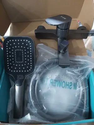 T-Uk F-2 Grey Luxury Shower Mixer Set