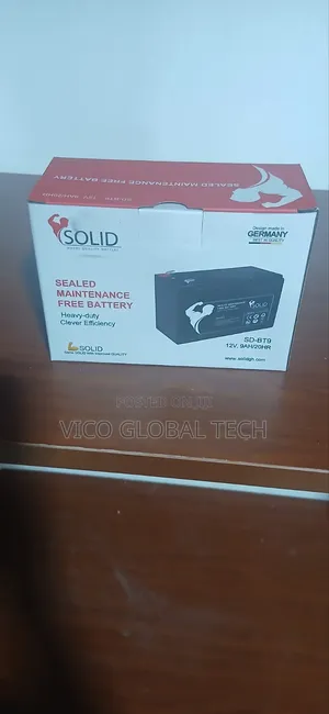 Solid Battery 12v9ah/20hr