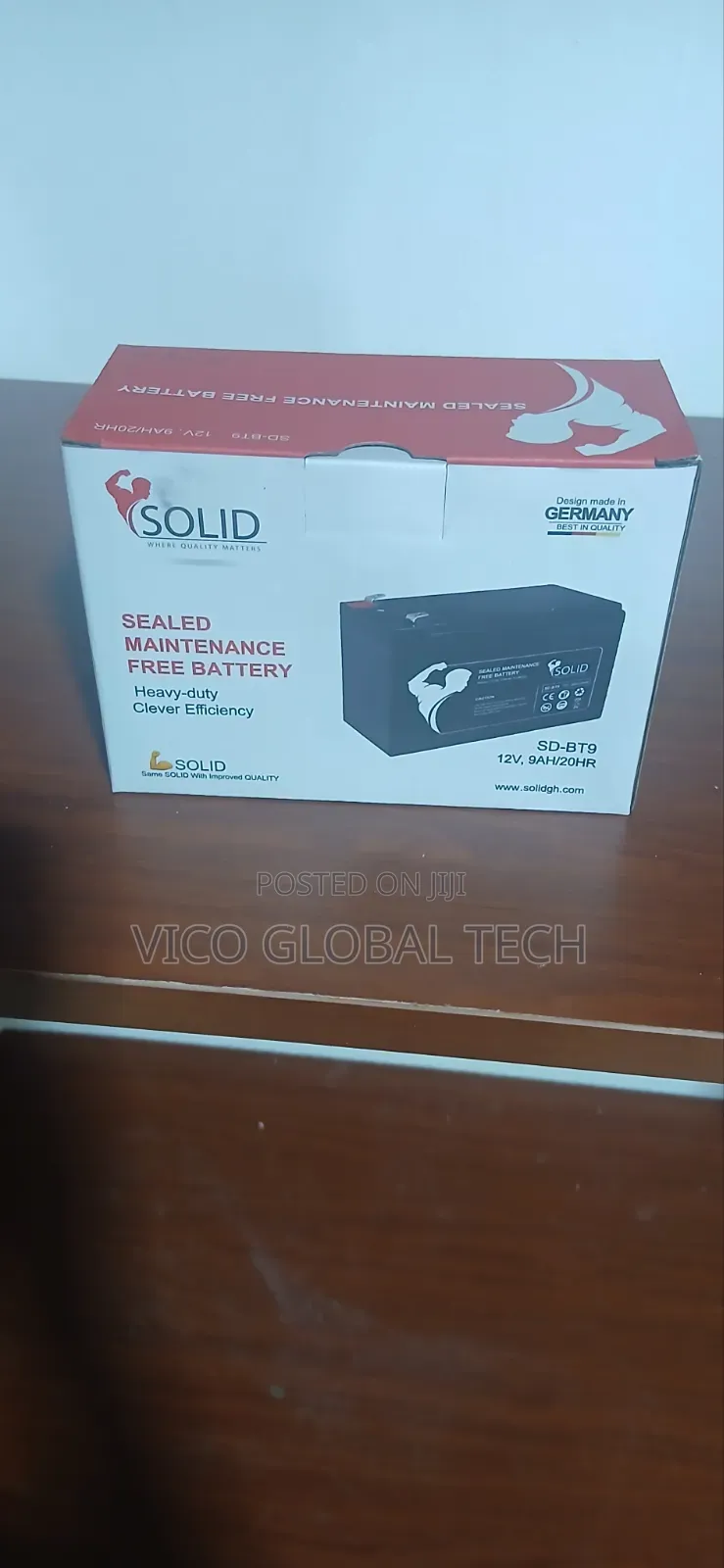Solid Battery 12v9ah/20hr