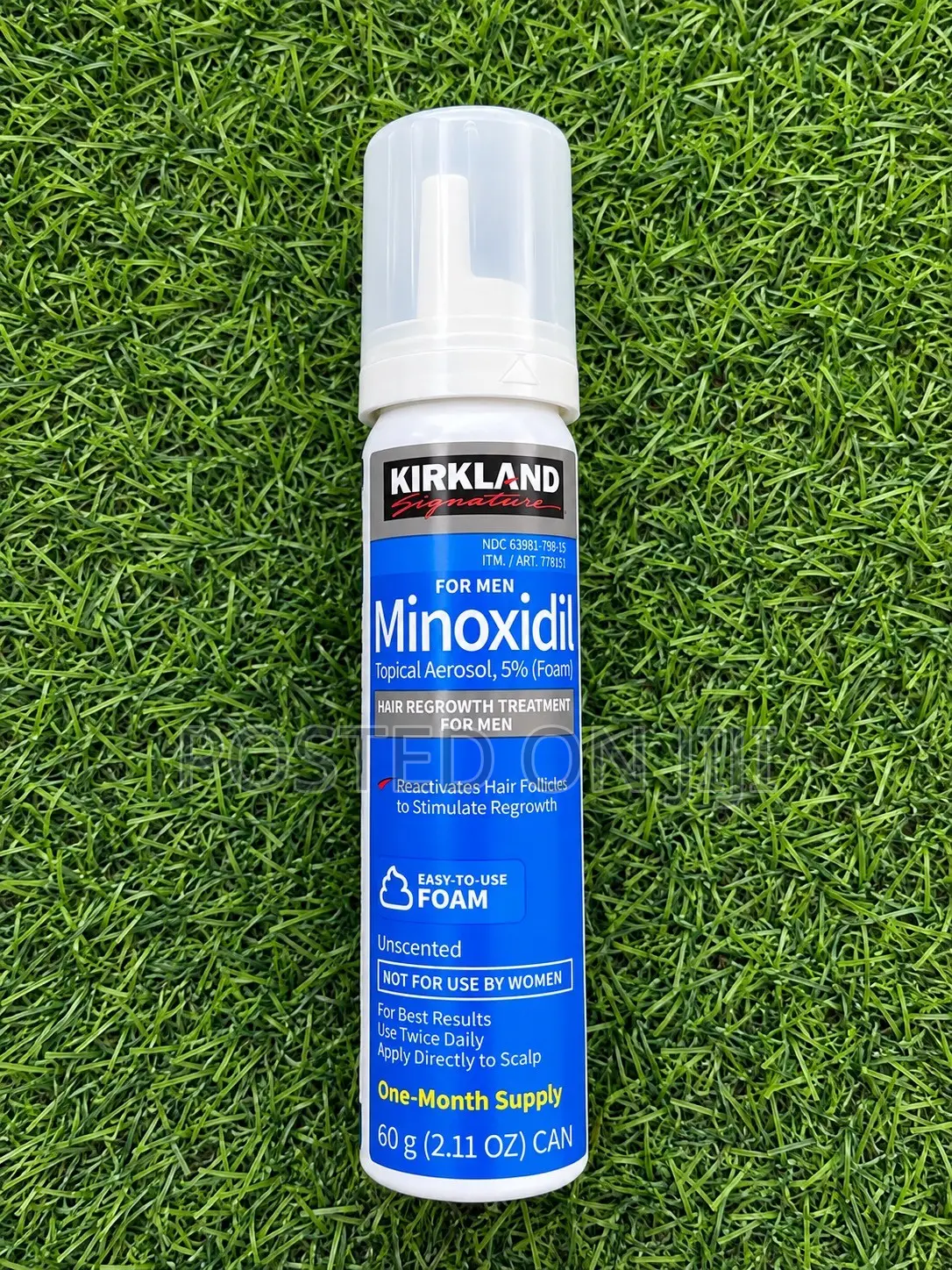 Super Sharp Kirkland Minoxidil Foam for Beard and Hair
