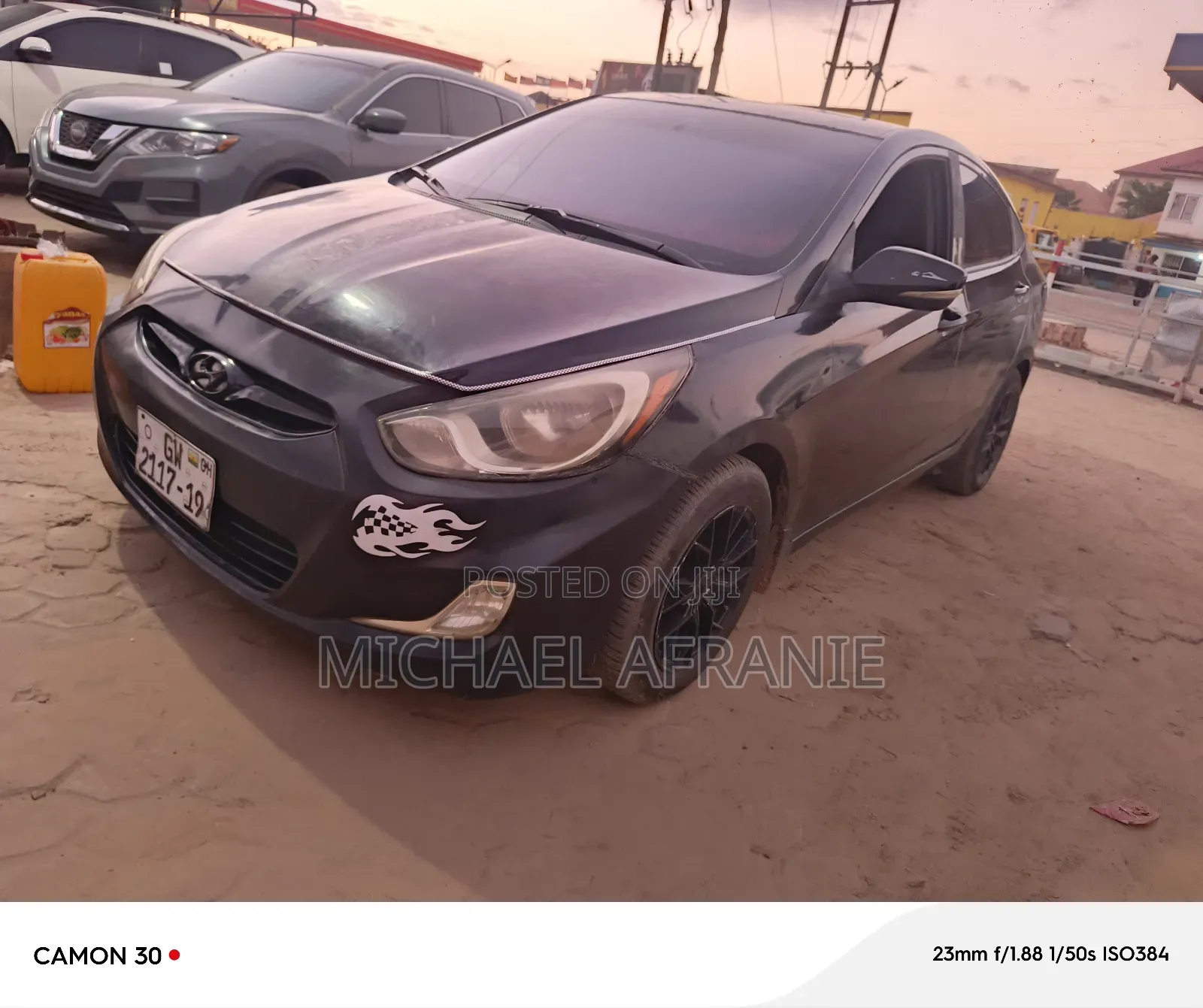 Hyundai Accent GLS 4dr Sedan (1.6L 4cyl 6M) 2014 Black