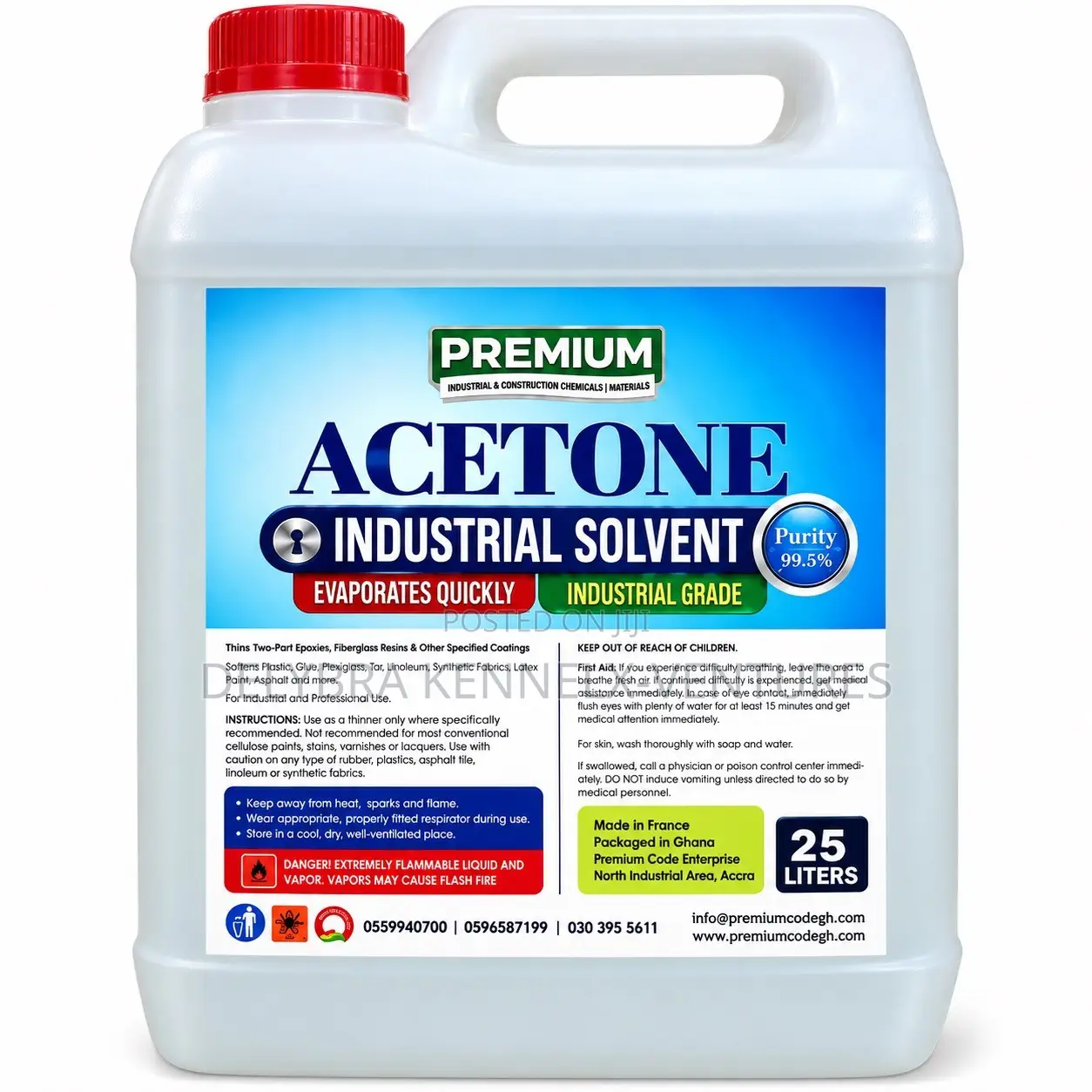 Acetone 25 Liters