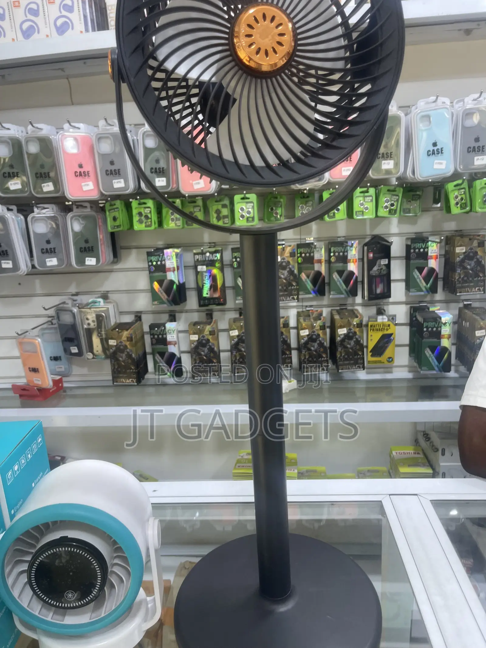 Solar Floor Fan – Four Heights, Solar Charging (Model S39)