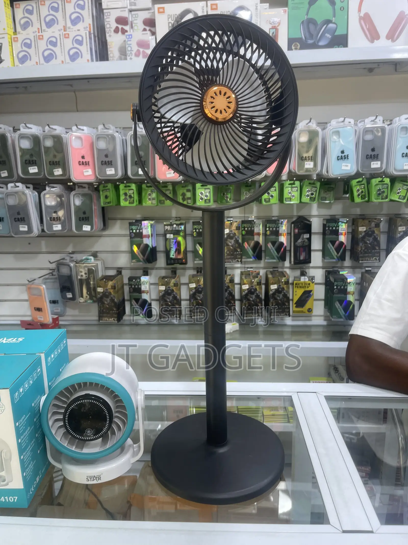 Solar Floor Fan – Four Heights, Solar Charging (Model S39)