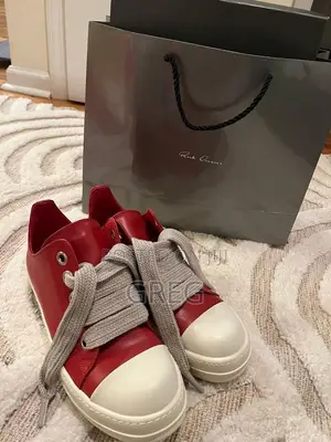 Rick Owen’s Jumbo-Lace Leather (Red White)