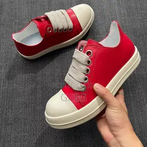 Rick Owen’s Jumbo-Lace Leather (Red White)