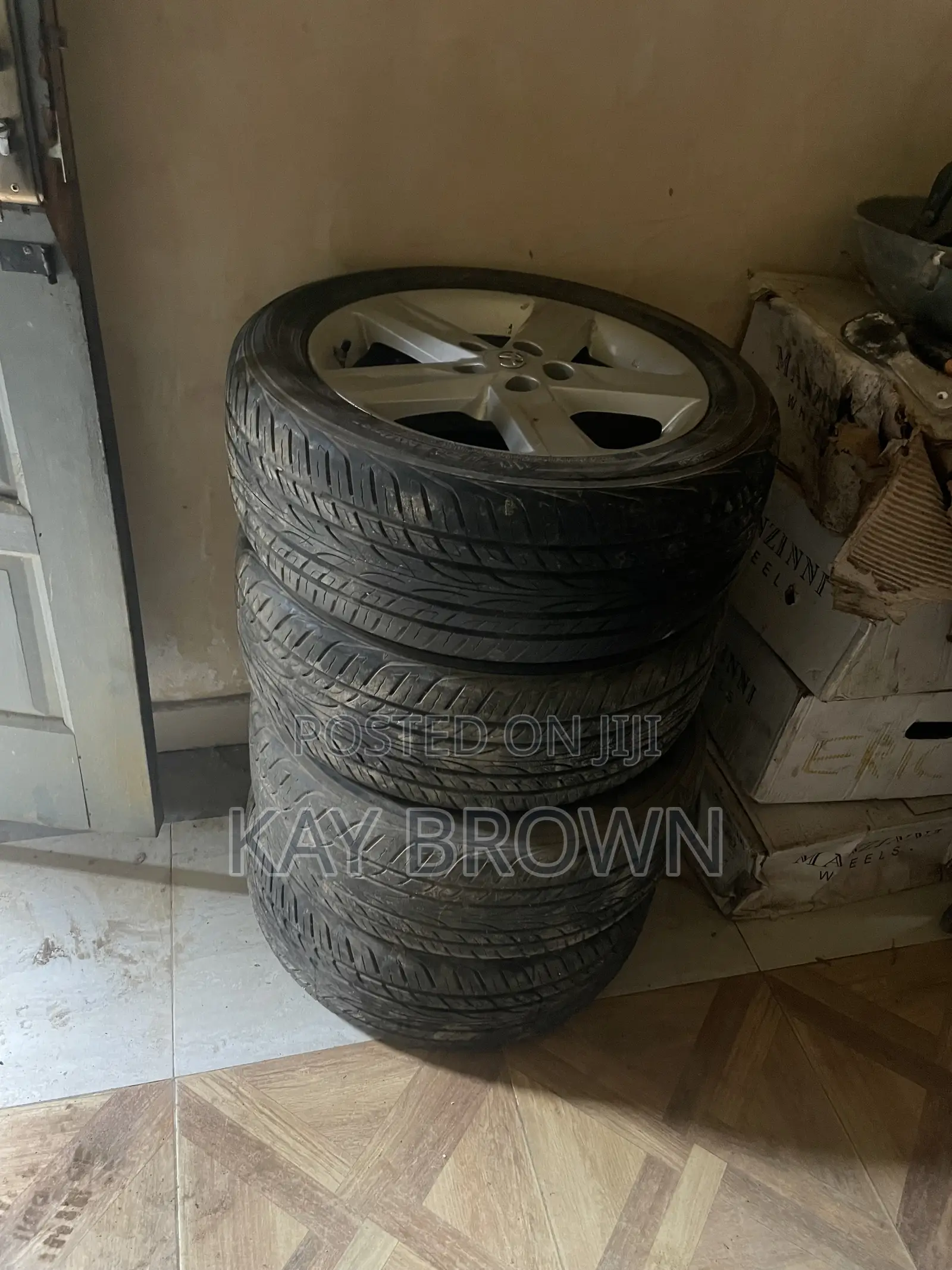 Yokohama 215/55r17 Tyres + Rims — 4 Tyres 8 Rims