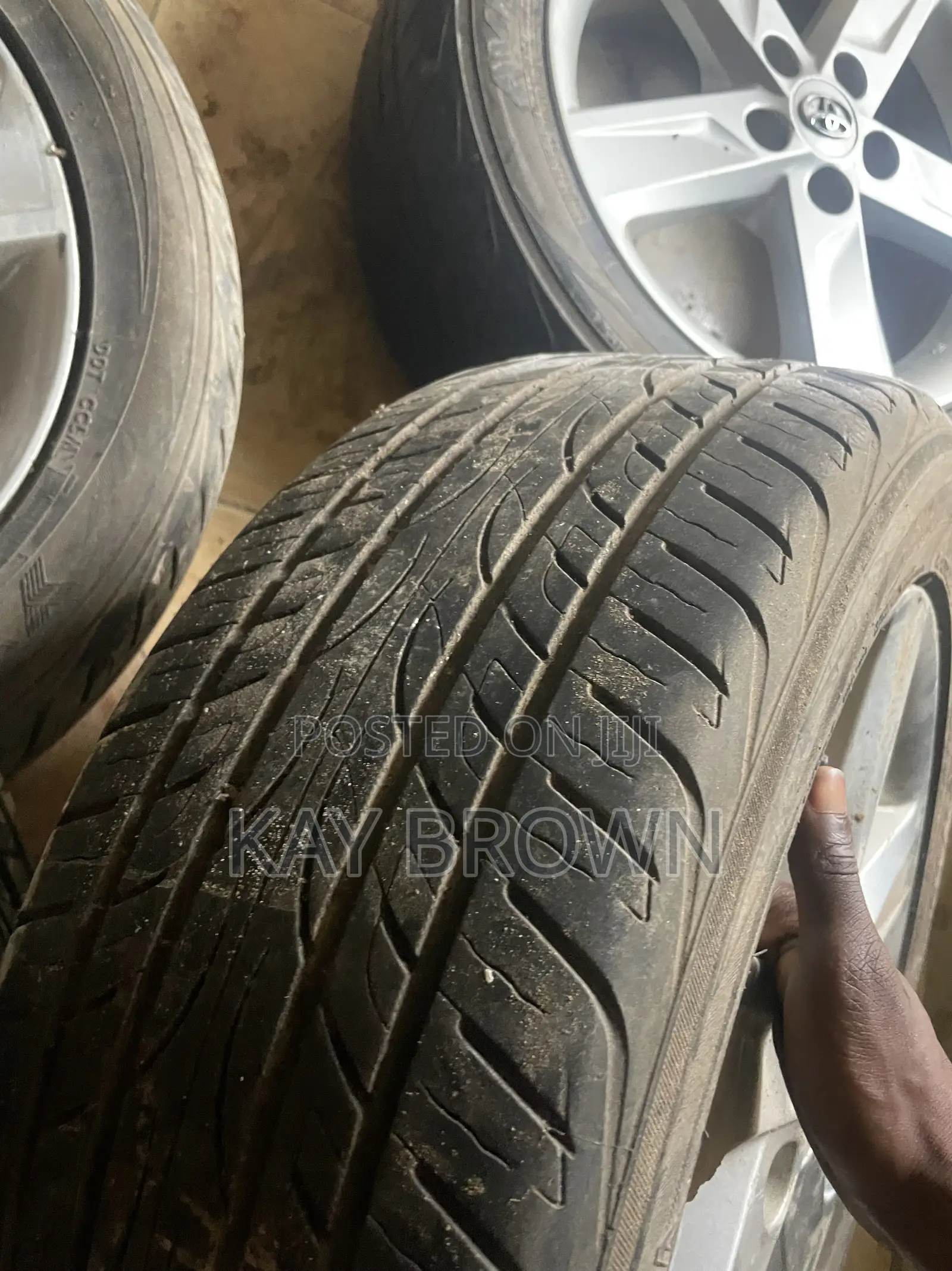 Yokohama 215/55r17 Tyres + Rims — 4 Tyres 8 Rims