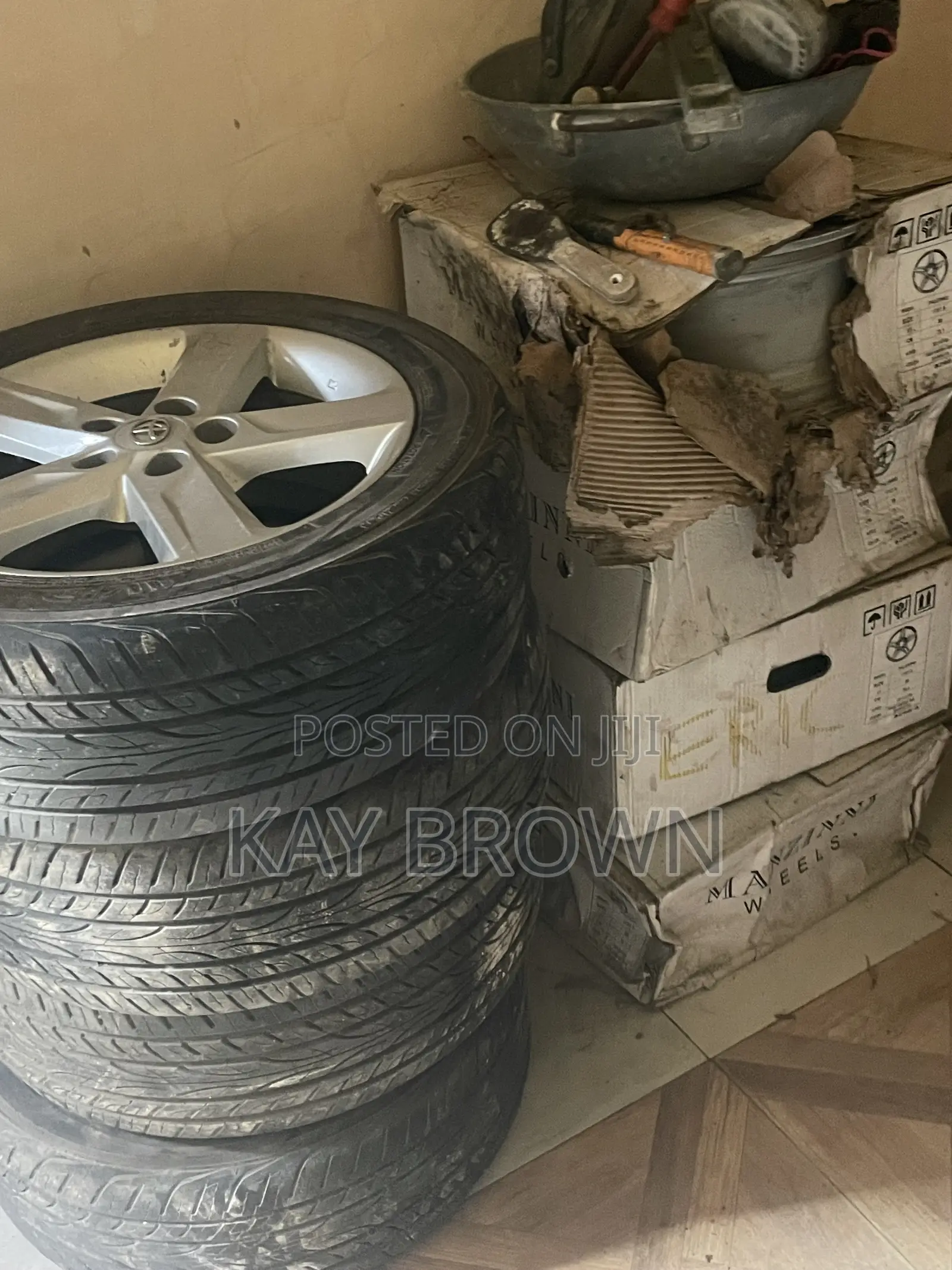 Yokohama 215/55r17 Tyres + Rims — 4 Tyres 8 Rims
