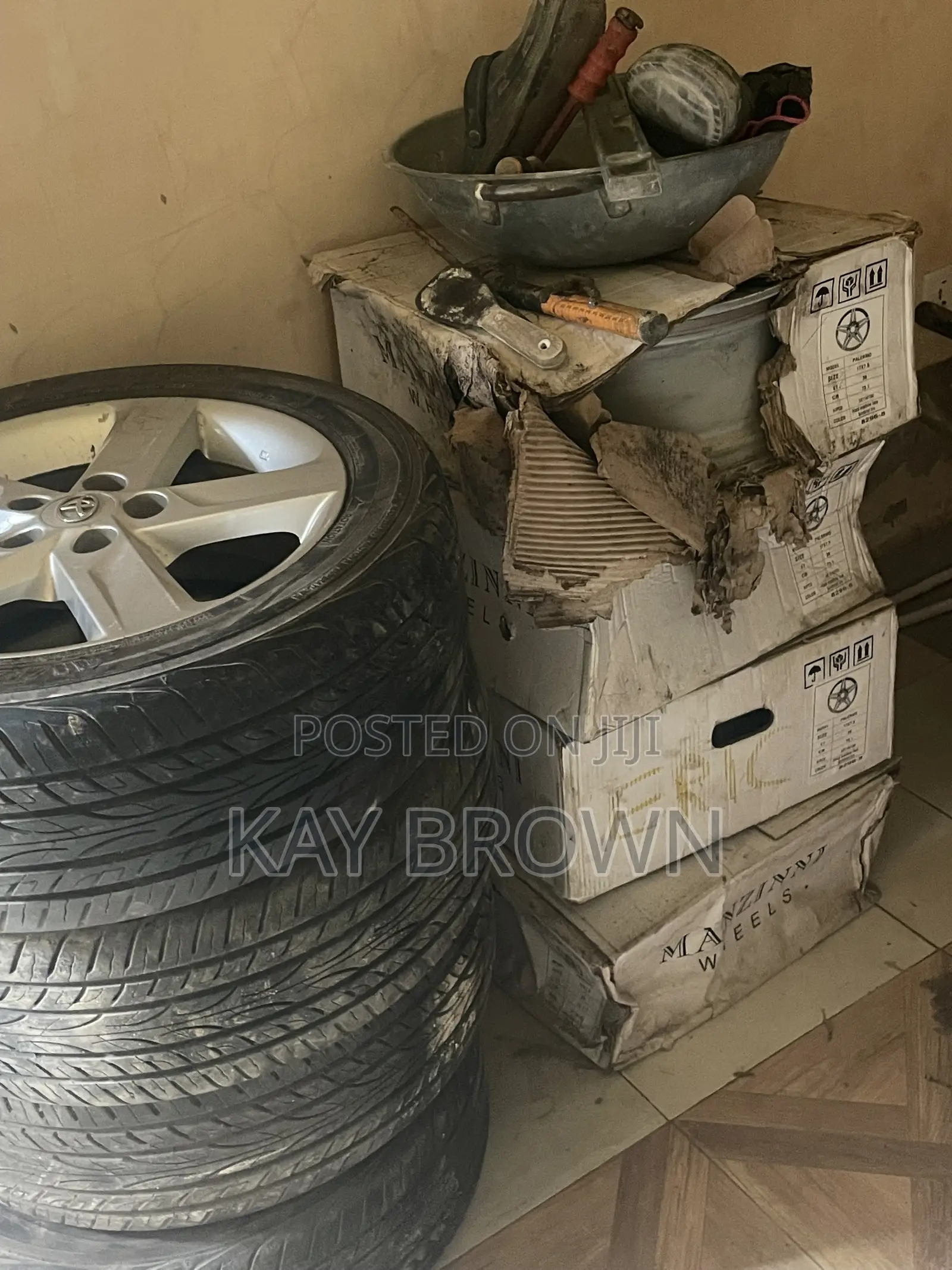 Yokohama 215/55r17 Tyres + Rims — 4 Tyres 8 Rims