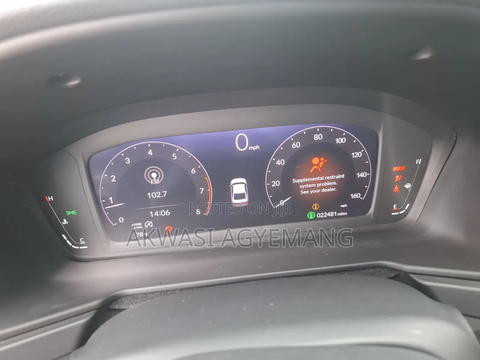 Honda Accord EX CVT w/o BSI 2023 Burgundy