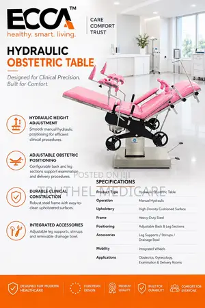 Hydraulic Obstetric Delivery Bed