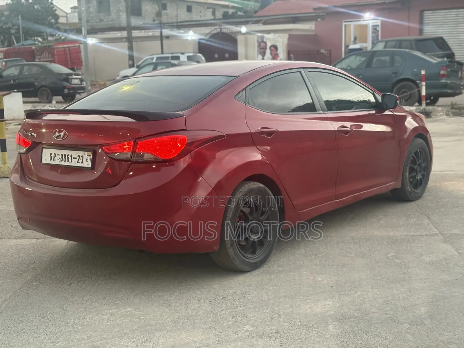 Hyundai Elantra 2013 Red