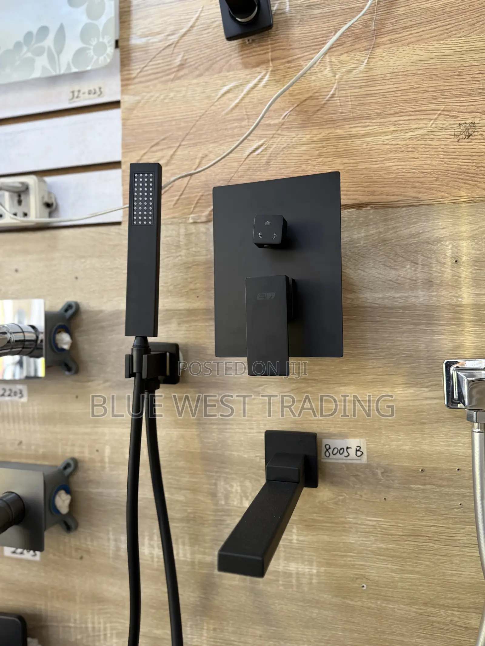 Black Concealed Shower Mixer _ Wall Mounted Shower Mix Black