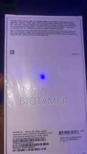 New Apple iPhone XR 64 GB Black