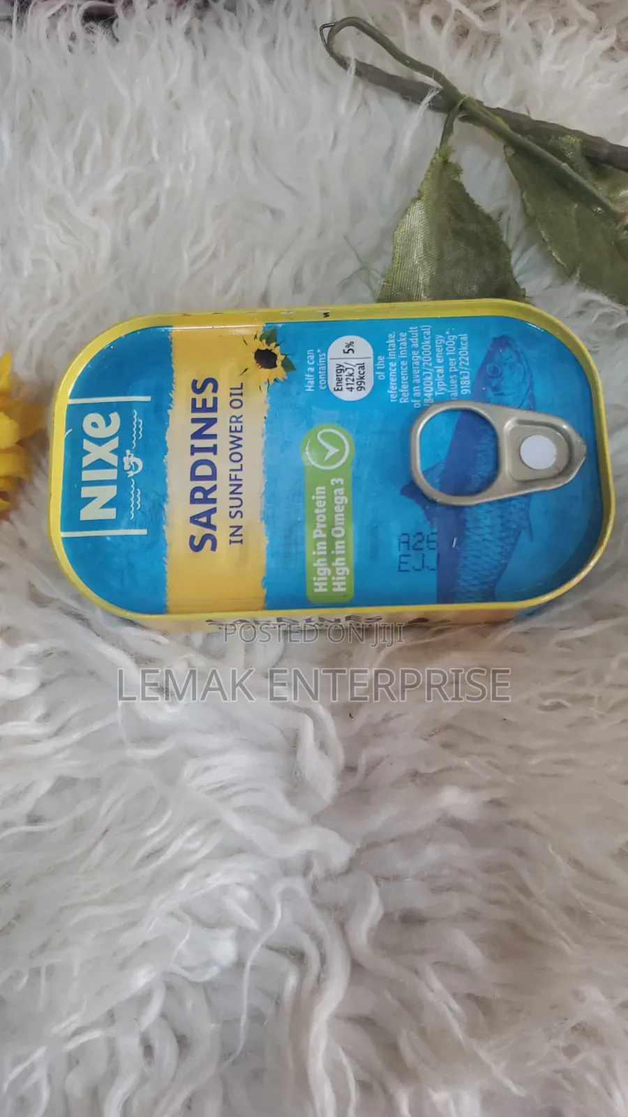 Nixe Sardines in Sunflower Oil. From UK