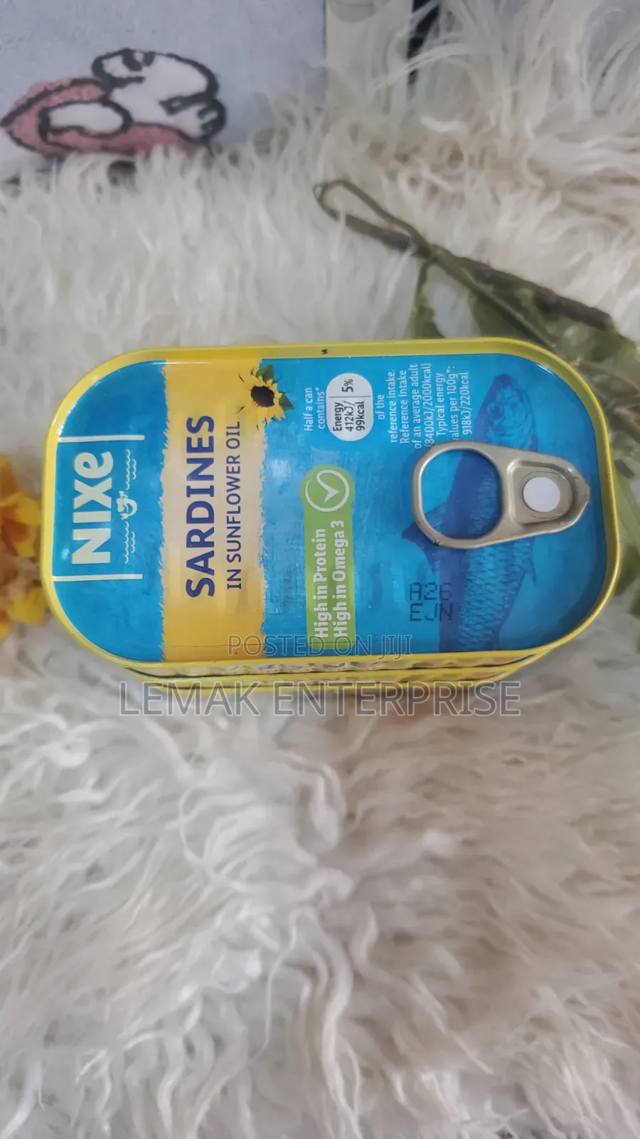 Nixe Sardines in Sunflower Oil. From UK