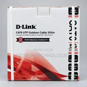 D-Link CAT6 UTP Outdoor Cable 305m (1000 Ft)