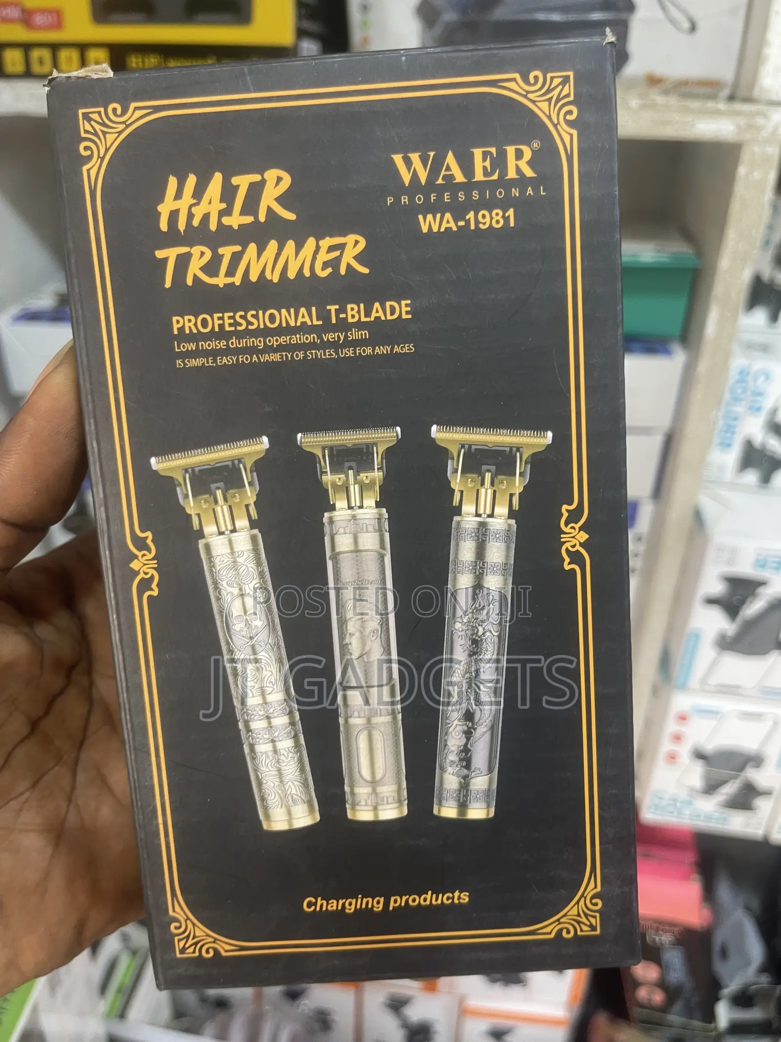 WAER Professional Hair Trimmer WA-1981 – T-Blade