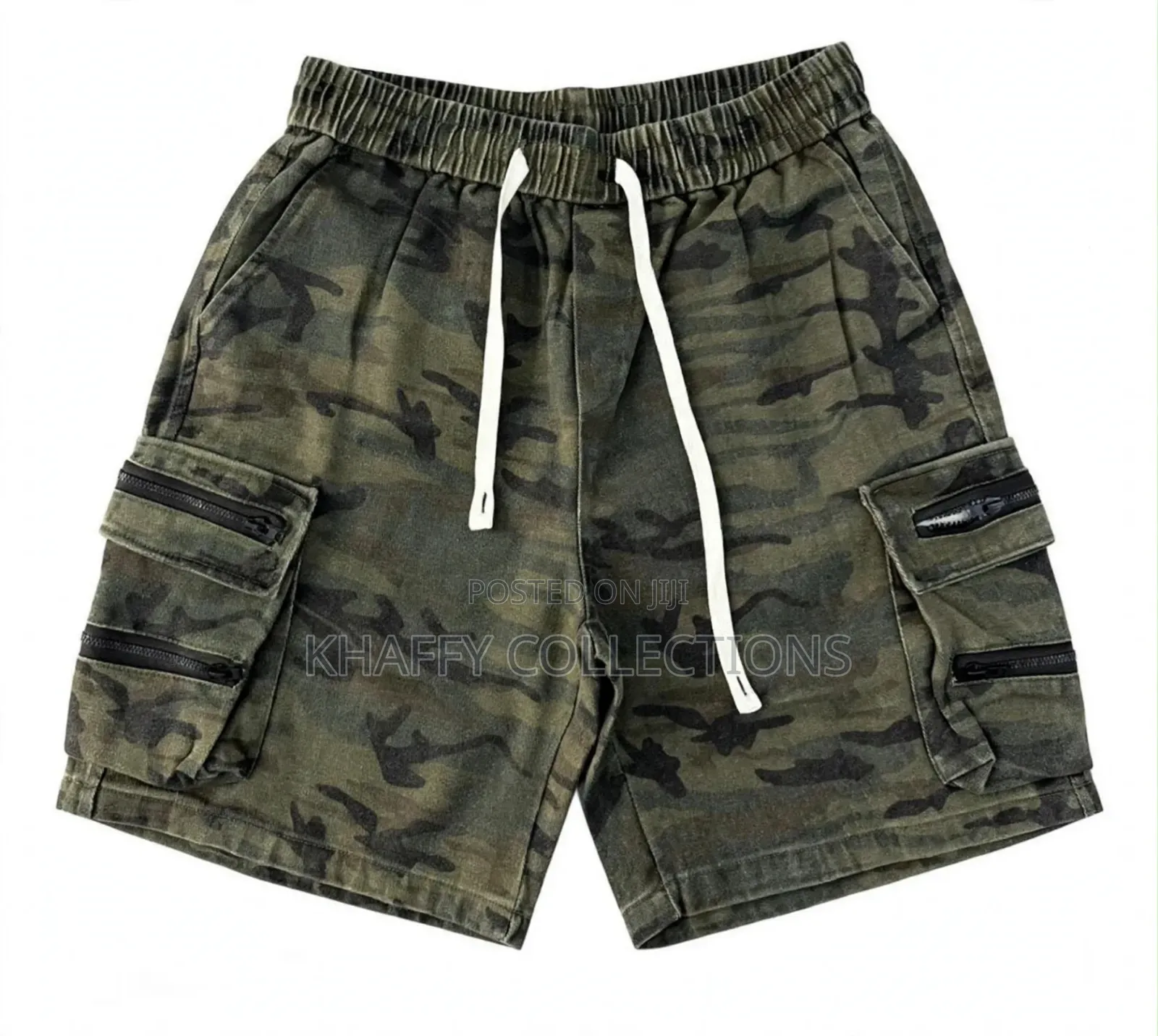 Original Men's Camouflage Cargo Shorts With 4 Zips Pockets