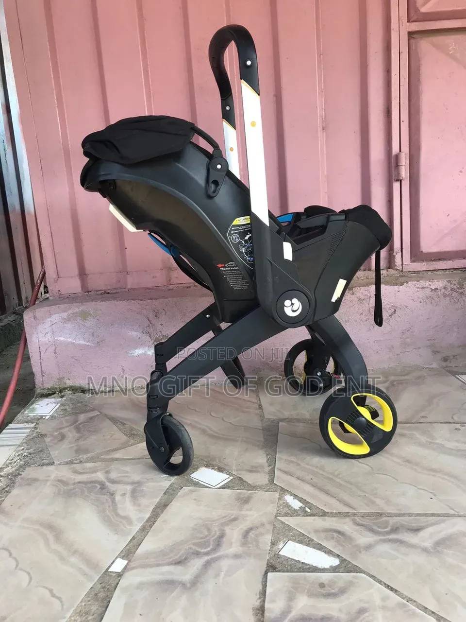 Doona Car Seat Stroller, Nitro Black - All-in-One Travel System