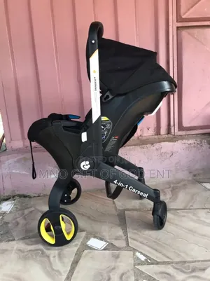 Doona Car Seat Stroller, Nitro Black - All-in-One Travel System
