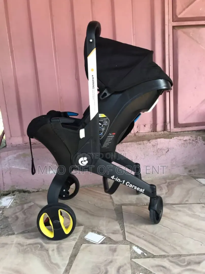 Doona Car Seat Stroller, Nitro Black - All-in-One Travel System