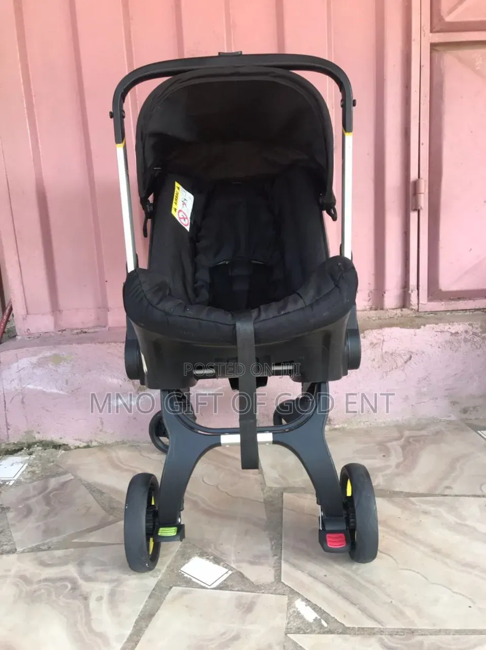 Doona Car Seat Stroller, Nitro Black - All-in-One Travel System