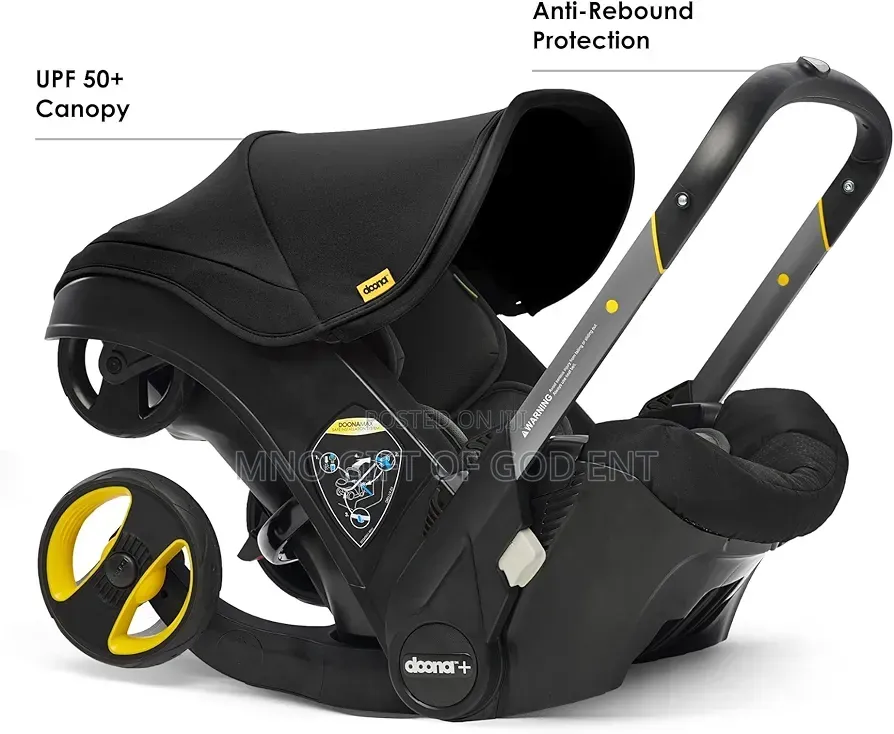 Doona Car Seat Stroller, Nitro Black - All-in-One Travel System