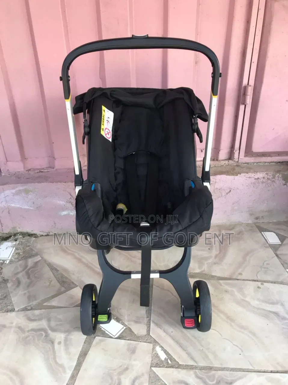 Doona Car Seat Stroller, Nitro Black - All-in-One Travel System