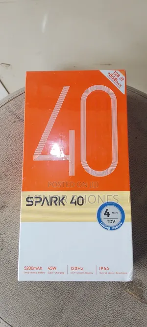 New Tecno Spark 40 128 GB Black
