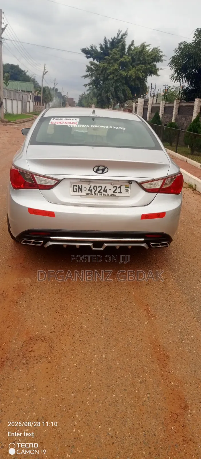 Hyundai Sonata GLS Sedan FWD (2.4L 4cyl 6A) 2013 Silver