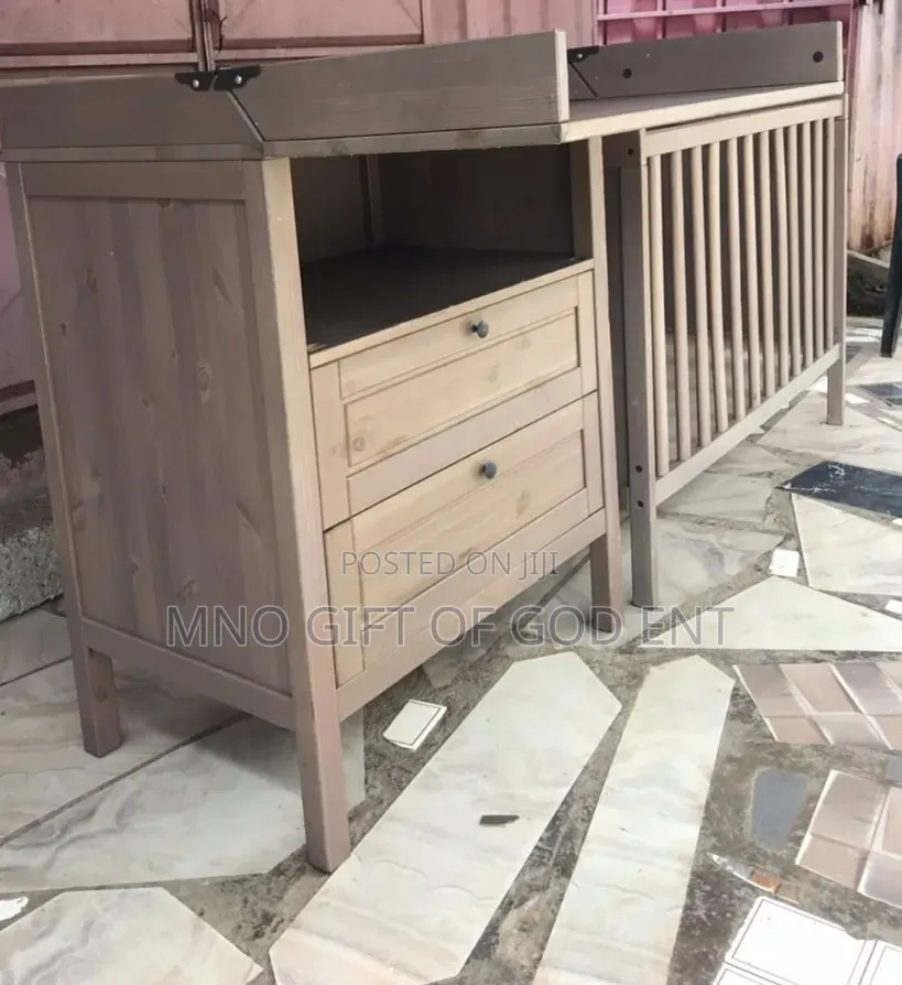 Brand: IKEA Ikea SUNDVIK Cot, 60x120 Cm, Grey Brown