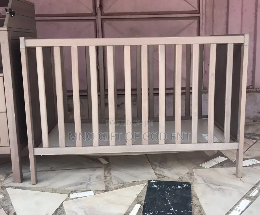 Brand: IKEA Ikea SUNDVIK Cot, 60x120 Cm, Grey Brown