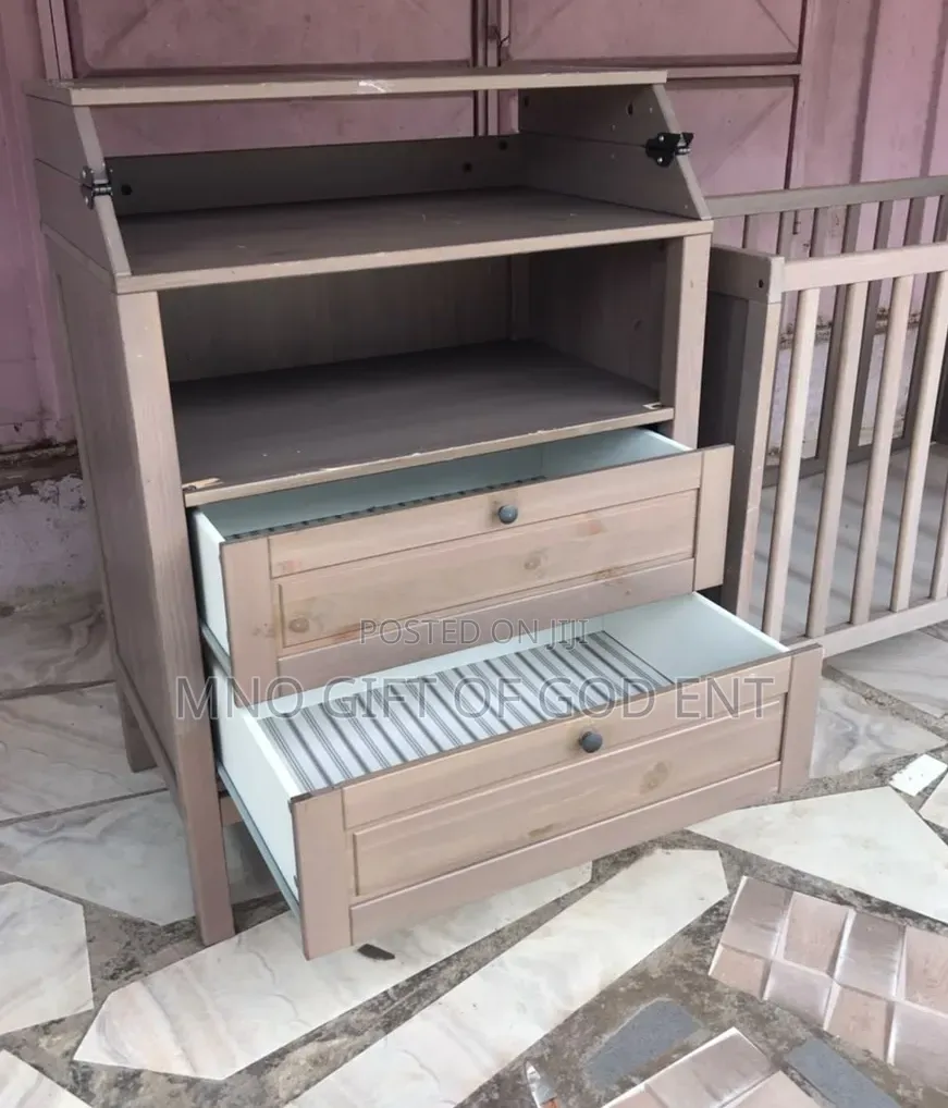 Brand: IKEA Ikea SUNDVIK Cot, 60x120 Cm, Grey Brown