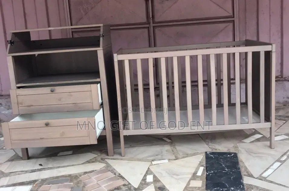 Brand: IKEA Ikea SUNDVIK Cot, 60x120 Cm, Grey Brown