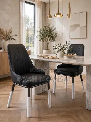 Black Leather Dining Chairs