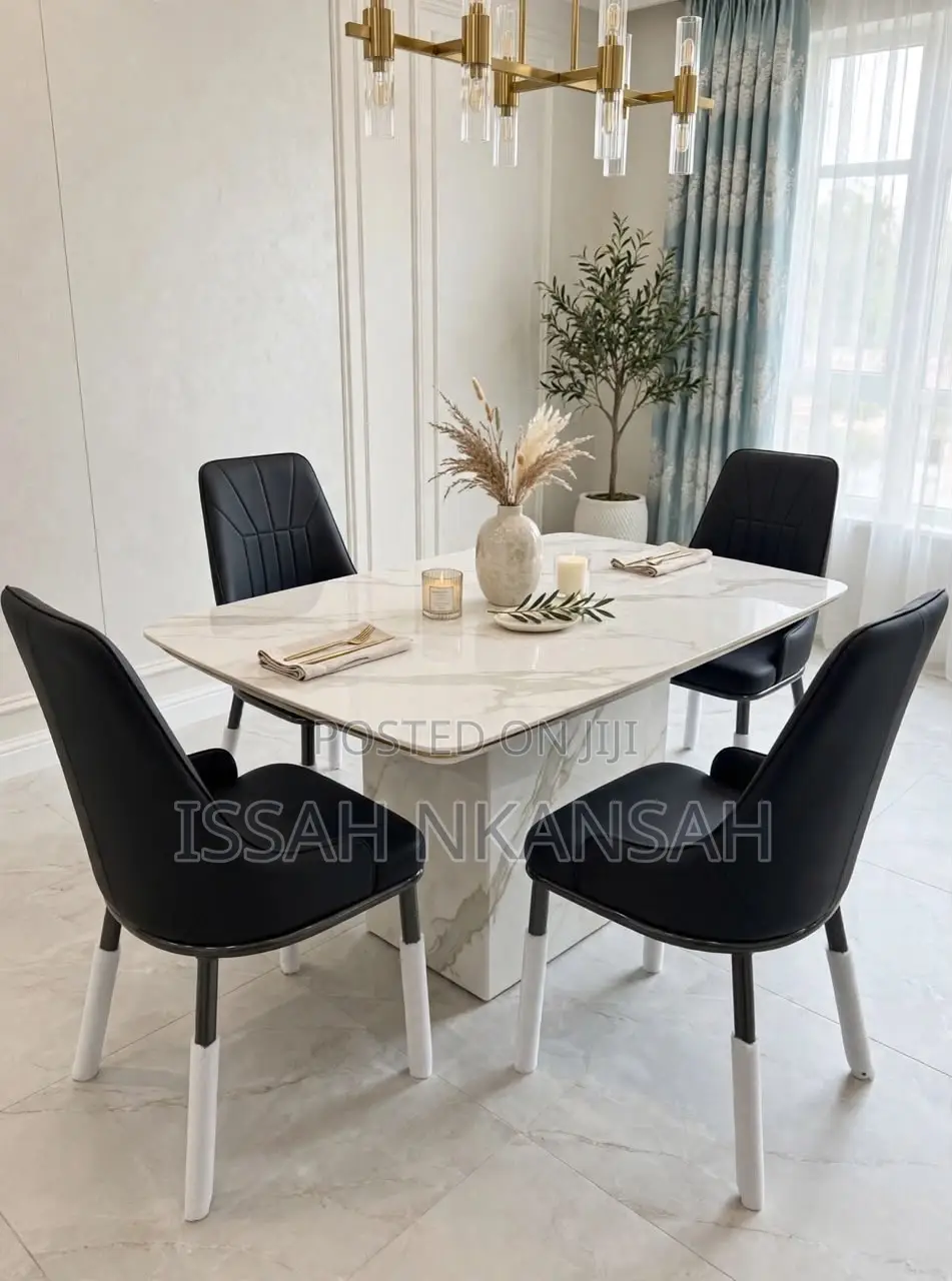 Black Leather Dining Chairs