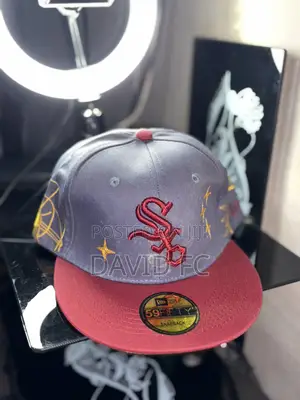 New Era Chicago White Sox 59FIFTY Grey Red Fitted Baseball Cap