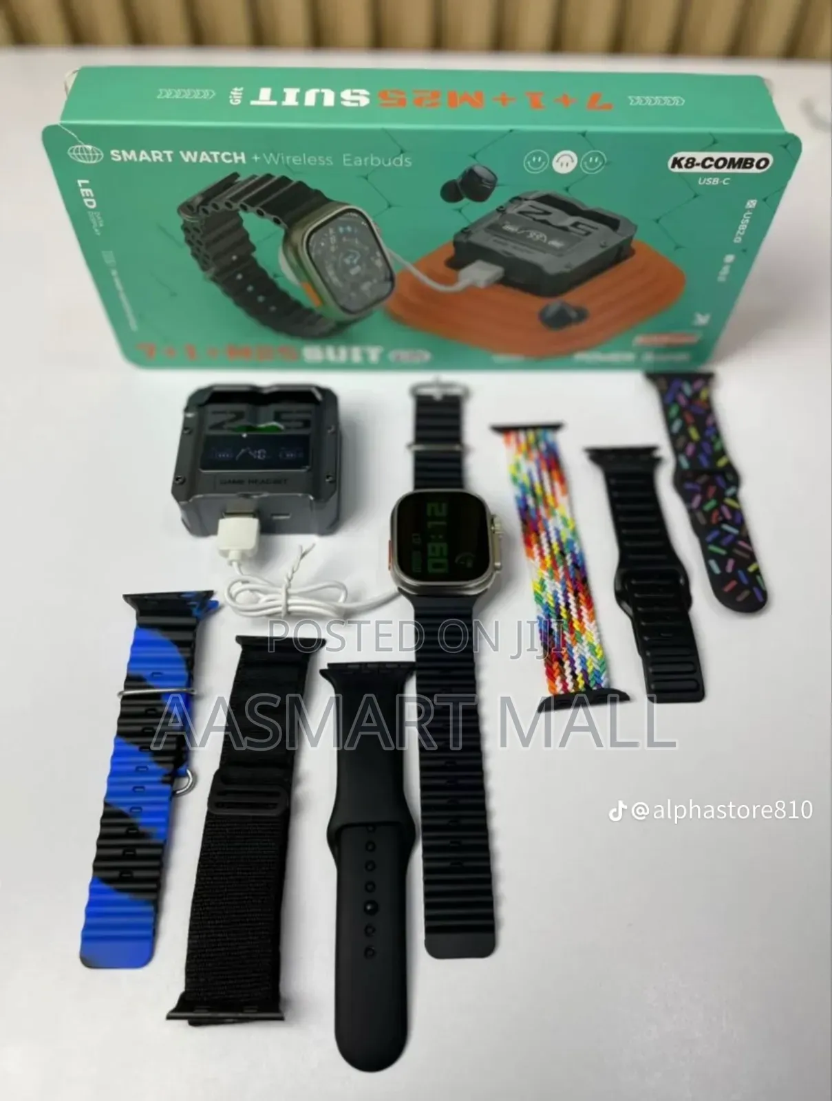 7-in-1 M25 Suit Smart Watch With Bluetooth Headset