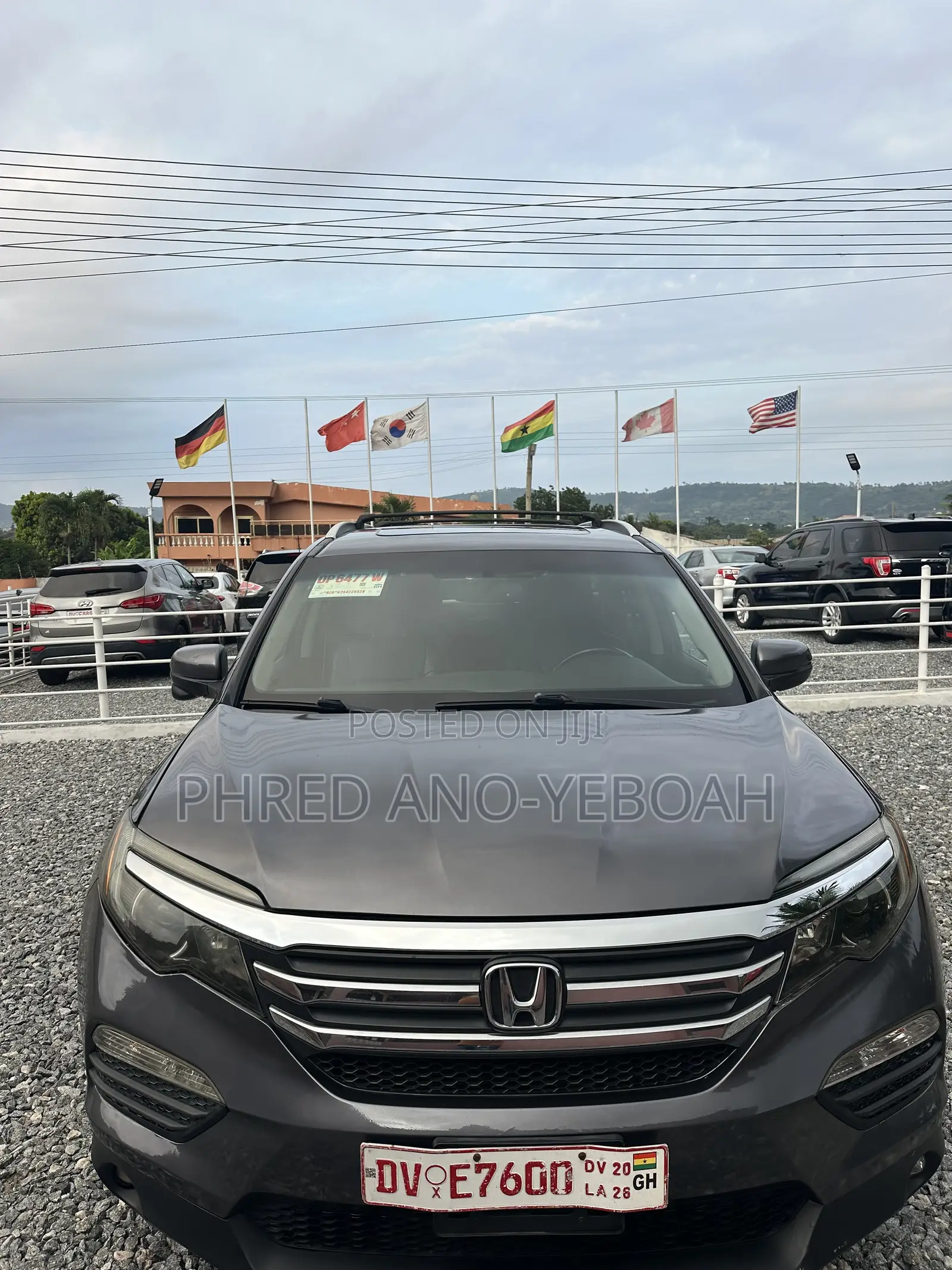 Honda Pilot Touring AWD 2018 Gray